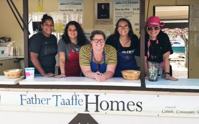 Father Taaffe Food Booth Goes on the Road!