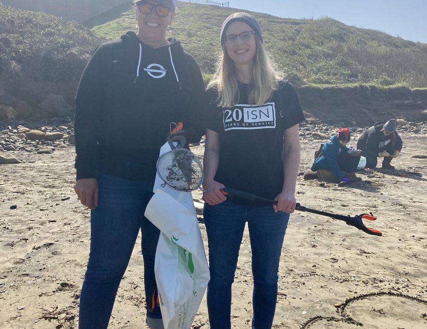 ISN Joins SOLVE Beach Clean Up!